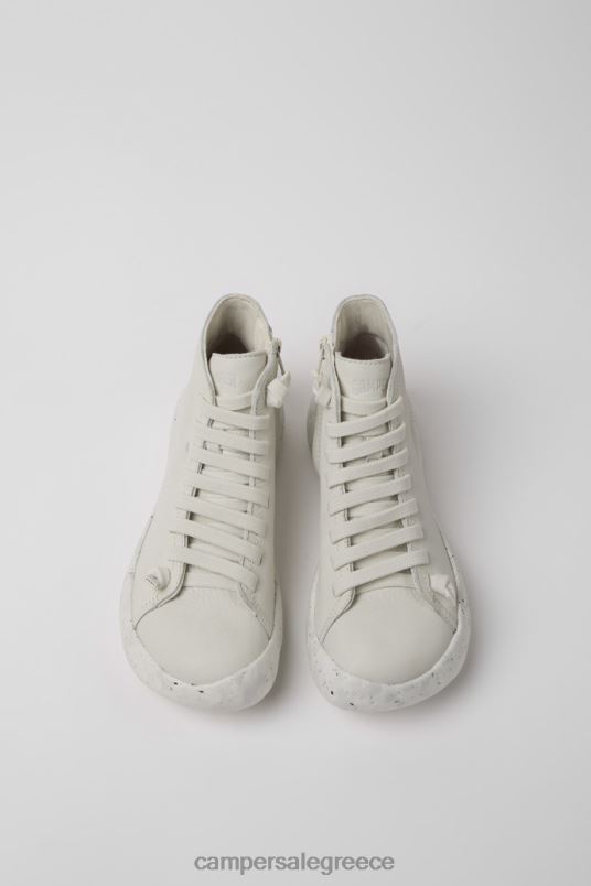 Design Peu Stadium White Non-Dyed Leather Sneakers For Women Camper V20TF167 White