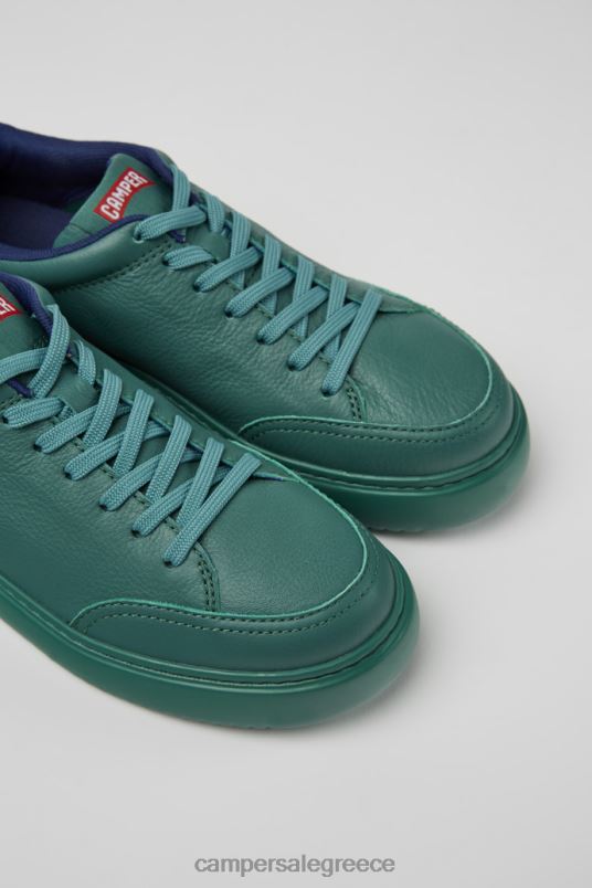 Design Runner K21 Green Leather Sneakers For Women Camper V20TF175 Green