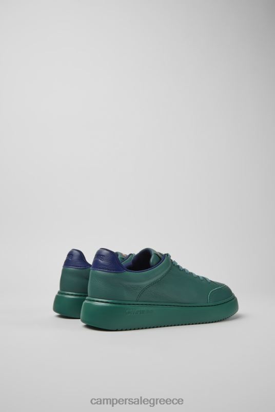 Design Runner K21 Green Leather Sneakers For Women Camper V20TF175 Green