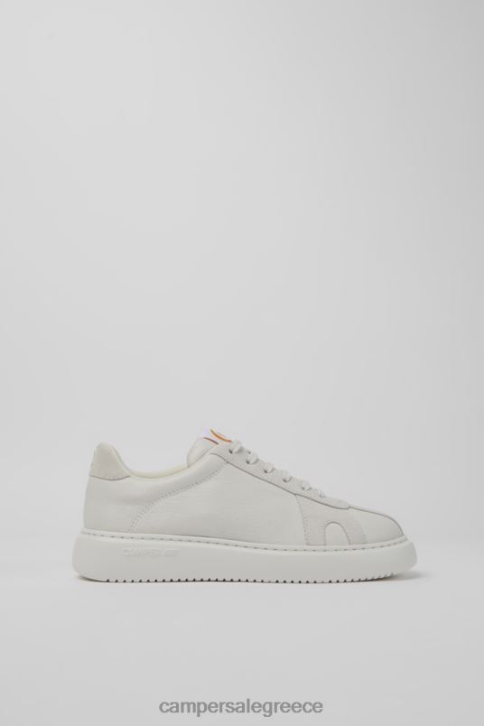 Design Runner K21 White Non-Dyed Leather Sneakers For Women Camper V20TF169 White