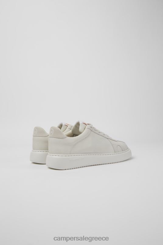 Design Runner K21 White Non-Dyed Leather Sneakers For Women Camper V20TF169 White