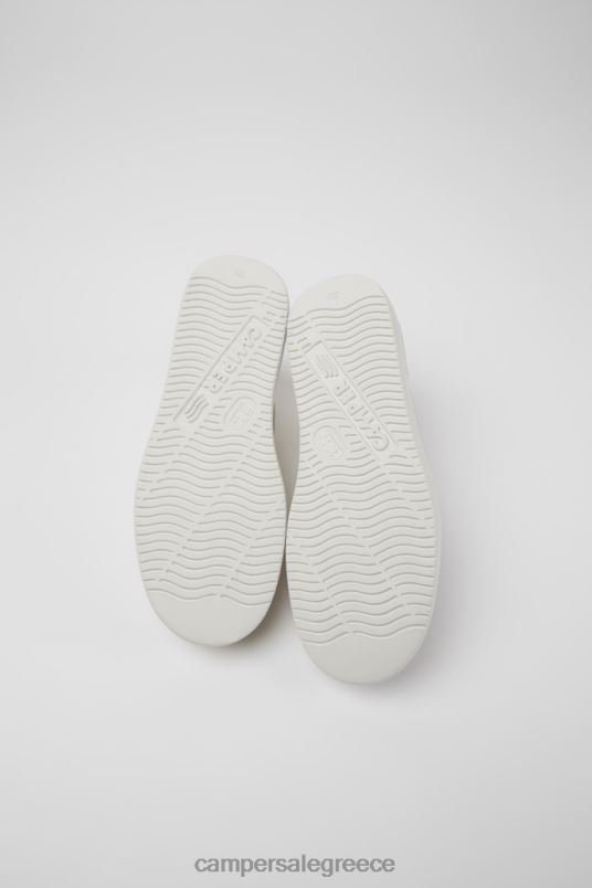 Design Runner K21 White Non-Dyed Leather Sneakers For Women Camper V20TF169 White