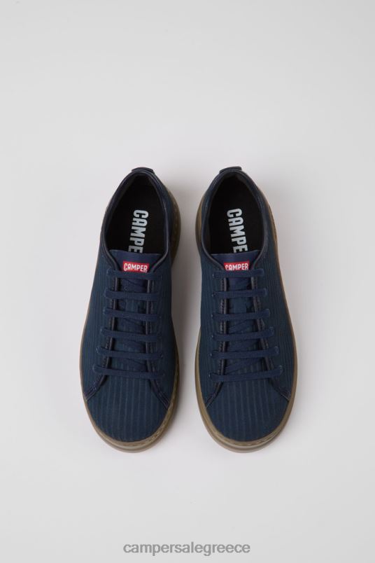 Design Runner Up Blue Recycled Leather Sneakers For Women Camper V20TF170 Blue