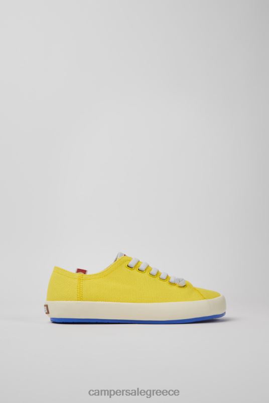 ExclusivePeu Rambla Yellow Recycled Cotton Sneakers For Women Camper V20TF157 Yellow