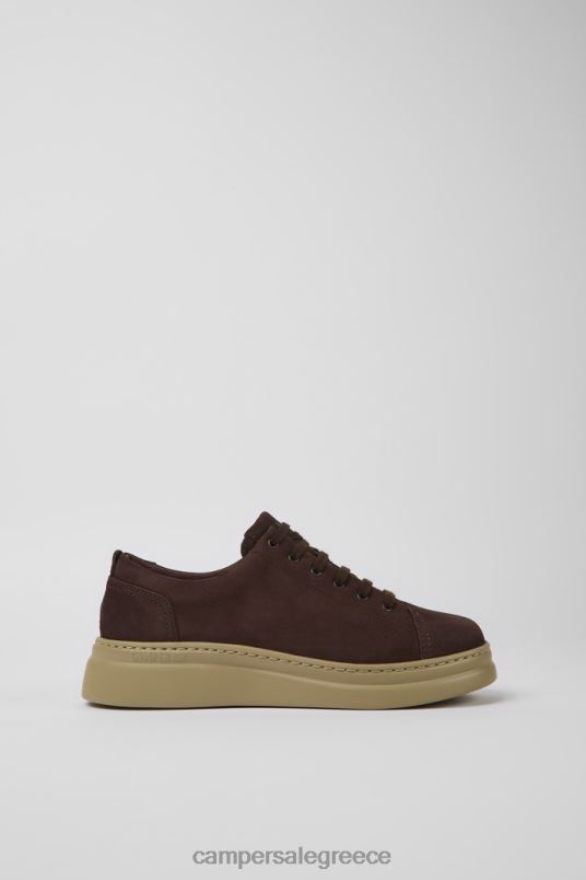 Runner Up Brown Nubuck Sneakers For WomenNew Arrivals Camper V20TF172 Brown