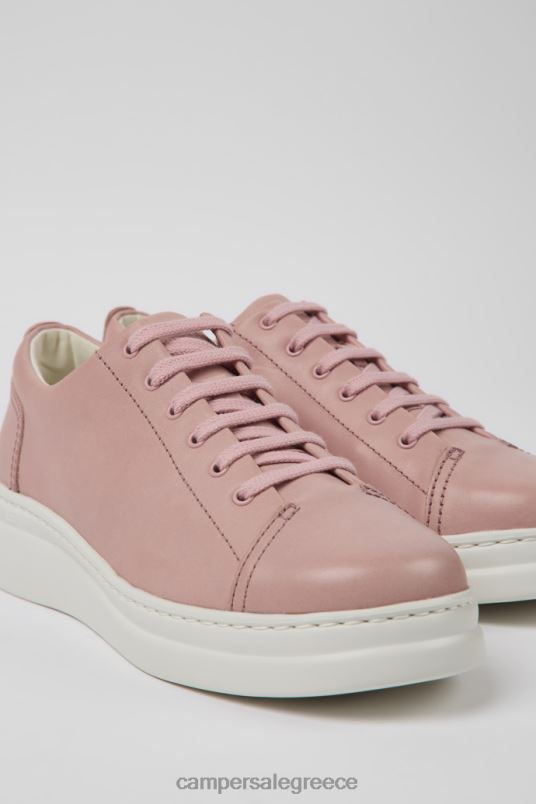 Runner Up Pink Leather Sneakers For Women Exclusive Camper V20TF178 Pink