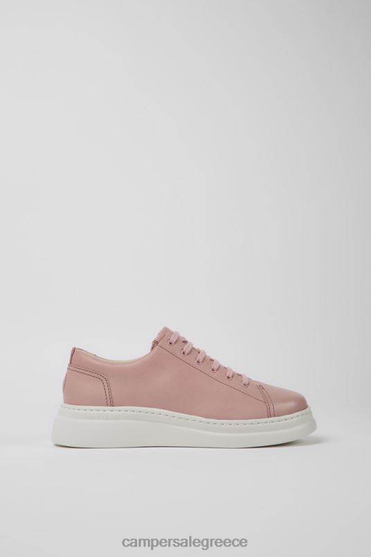 Runner Up Pink Leather Sneakers For Women Exclusive Camper V20TF178 Pink